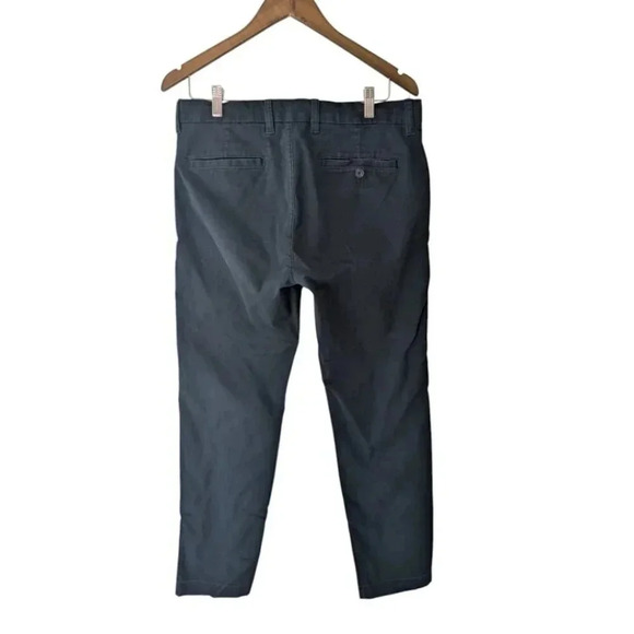 Vince Cotton Twill Griffith Mens Slim Fit Chino Pant Size 33 Coastal Navy Blue - Picture 8 of 14